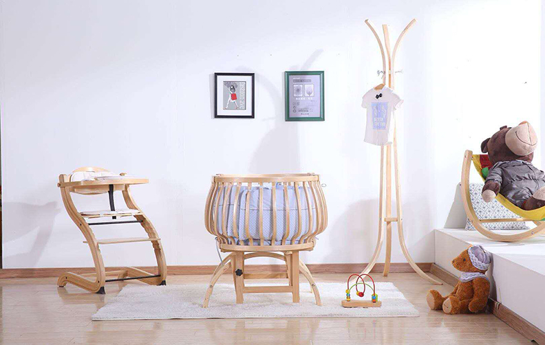 WOODED BABY CRIB FLD-201303